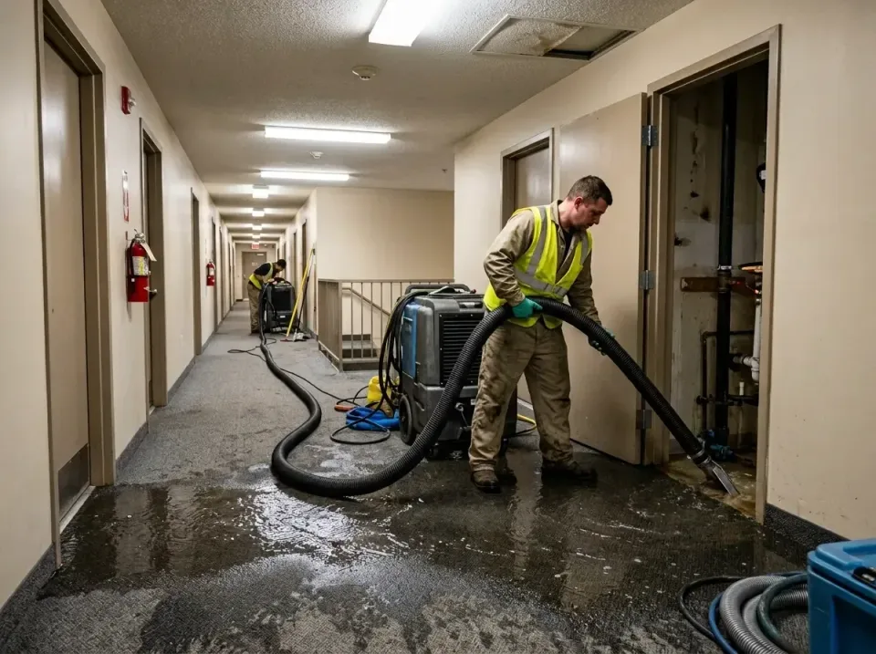 multi-unit-apartment-hallway-f-005 — frequently asked questions, Emergency Burst Pipe Water Extraction & Removal in Granbury…